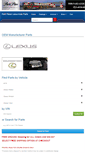 Mobile Screenshot of parkplacelexusparts.com